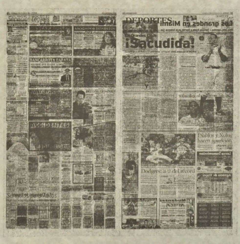 Литография Kassay - Untitled 3/8 (La Opinión)