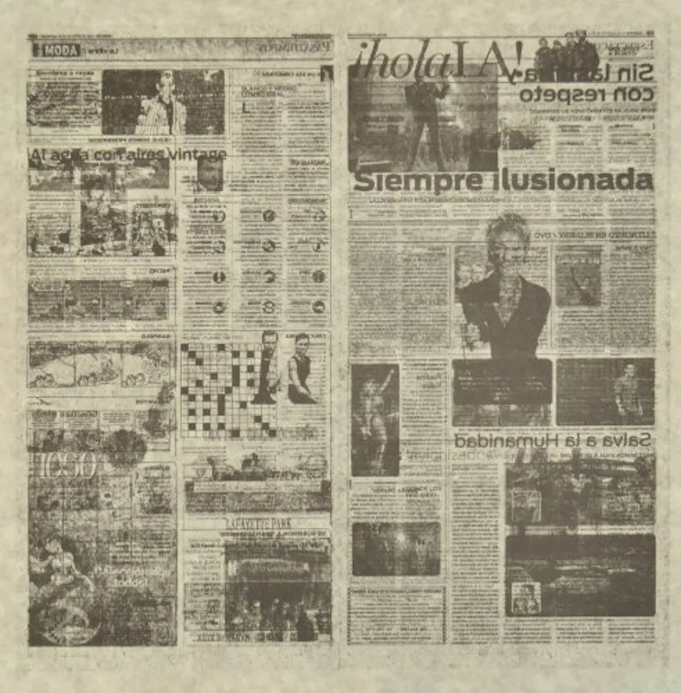 Литография Kassay - Untitled 4/8 (La Opinión)