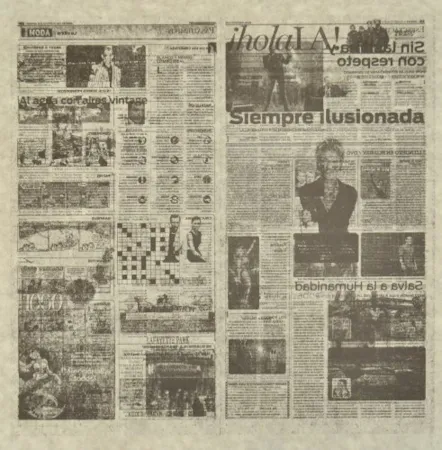 Литография Kassay - Untitled 4/8 (La Opinión)