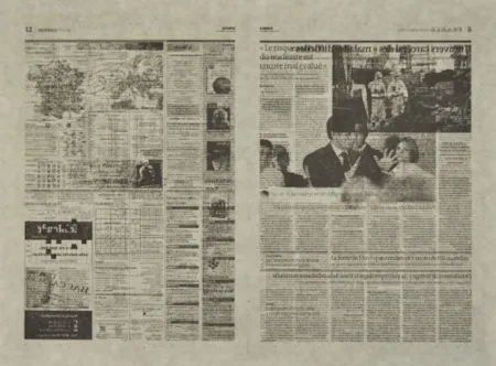 Литография Kassay - Untitled 5/7 (Le Monde)