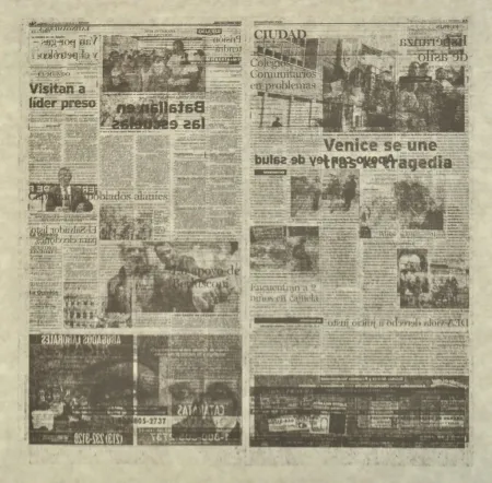 Литография Kassay - Untitled 5/8 (La Opinión)