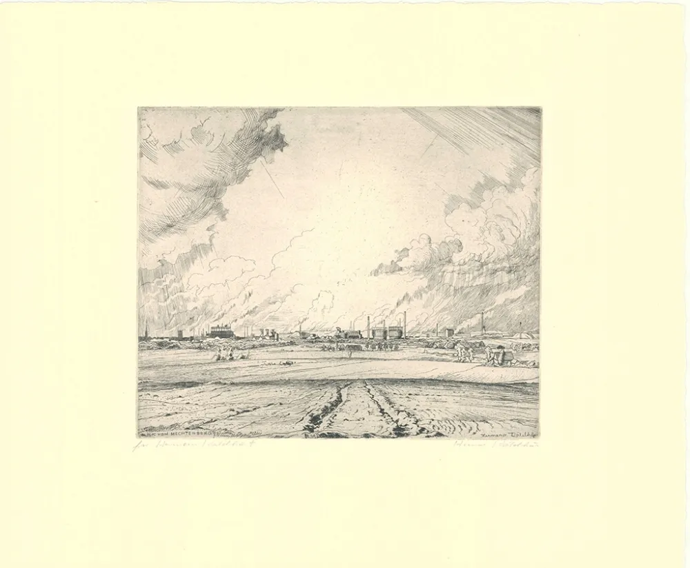 Гравюра Kätelhön - Blick von Mechtenberg