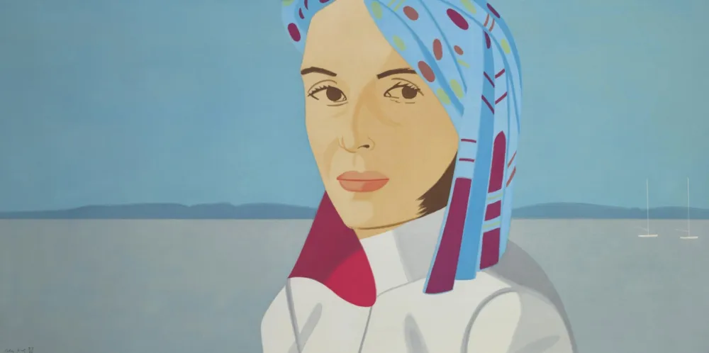 Акватинта Katz - Ada in Blue Hat