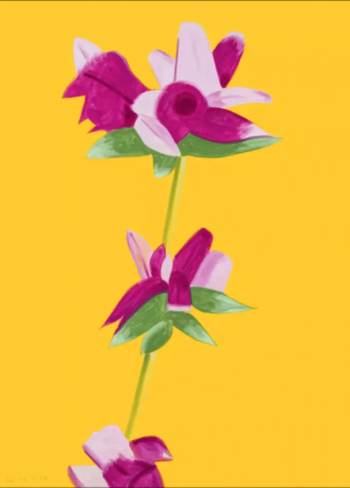 Многоэкземплярное Произведение Katz - Azaleas on Yellow