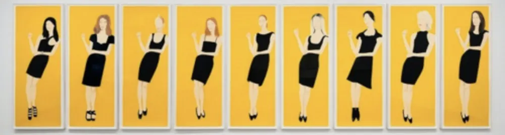 Многоэкземплярное Произведение Katz - Black Dress (Portfolio of 9)
