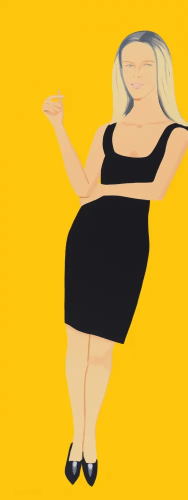 Офорт И Аквитанта Katz - Black Dress - Yvonne