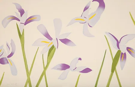 Гравюра На Дереве Katz - Blue Flags