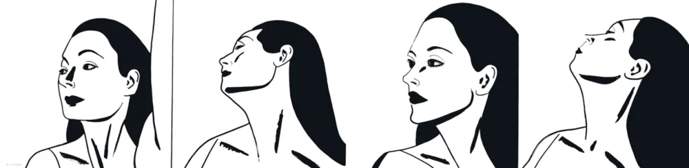 Акватинта Katz - Laura x4