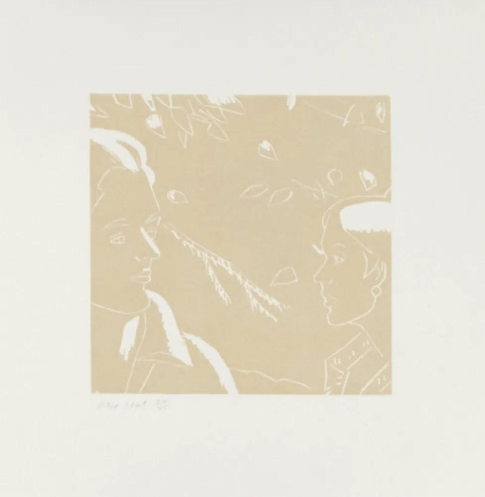 Гравюра На Дереве Katz - Rackstraw and Peggy (from a Tremor in the Morning)