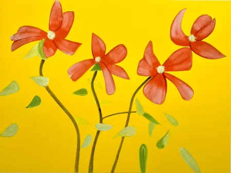 Сериграфия Katz - Red Dogwood 1