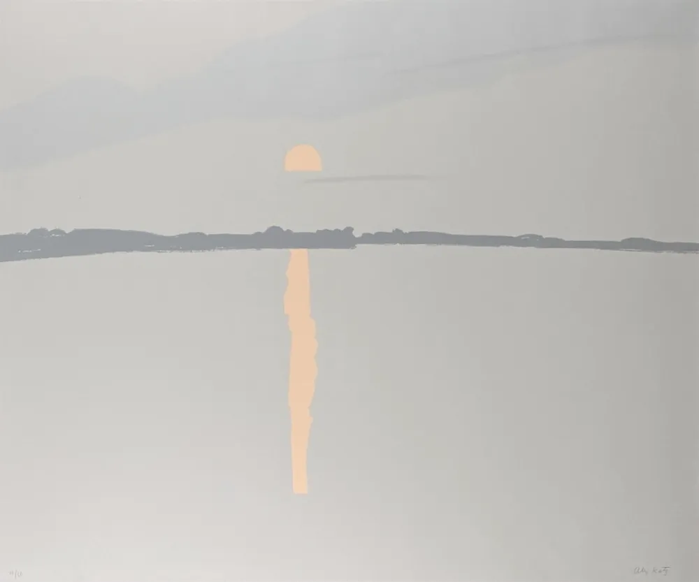 Сериграфия Katz - Sunset, Lake Wesserunsett I
