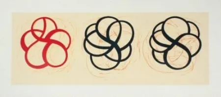 Литография Kauffman - Red, Black, Black