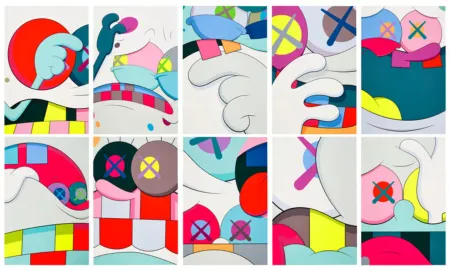 Сериграфия Kaws - Blame Game