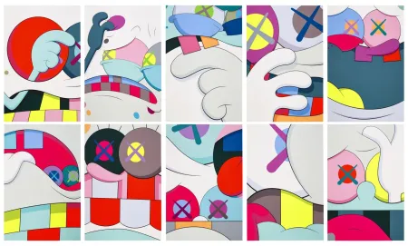 Сериграфия Kaws - Blame Game Portfolio