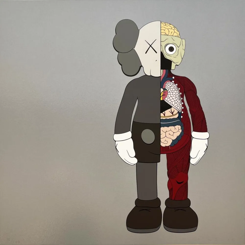 Сериграфия Kaws - Dissected Companion (Brown)