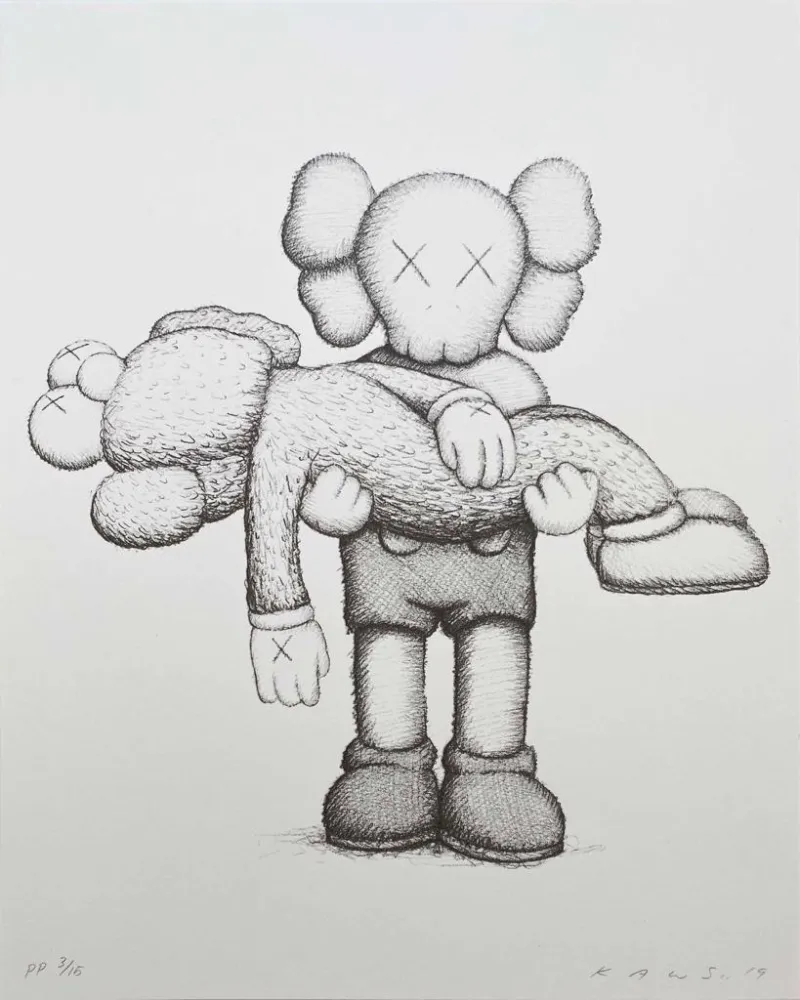 Сериграфия Kaws - Gone