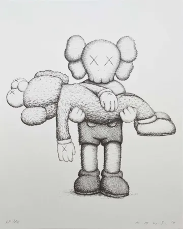 Сериграфия Kaws - Gone