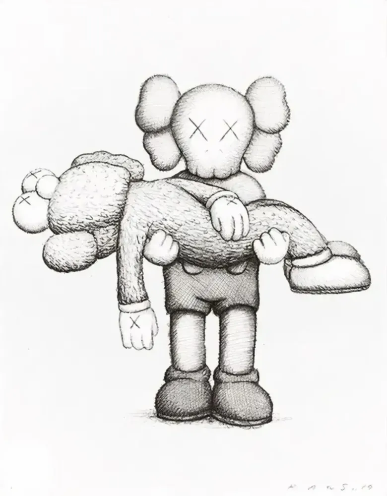 Сериграфия Kaws - Gone