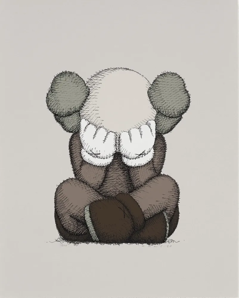 Литография Kaws - Separated