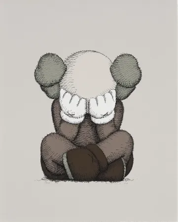 Литография Kaws - Separated