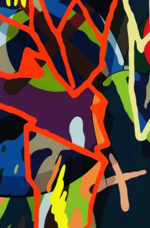 Сериграфия Kaws - Tension No. 3