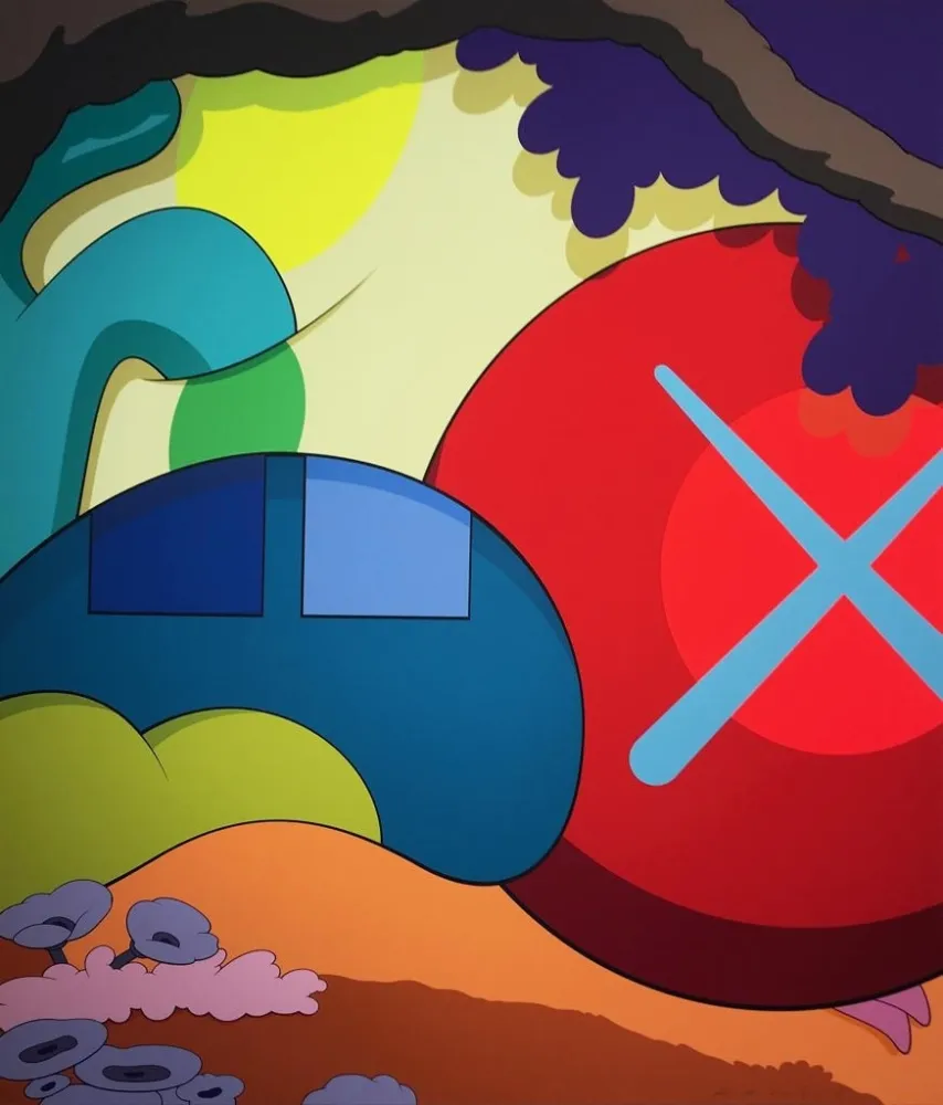 Сериграфия Kaws - You Should Know I Know
