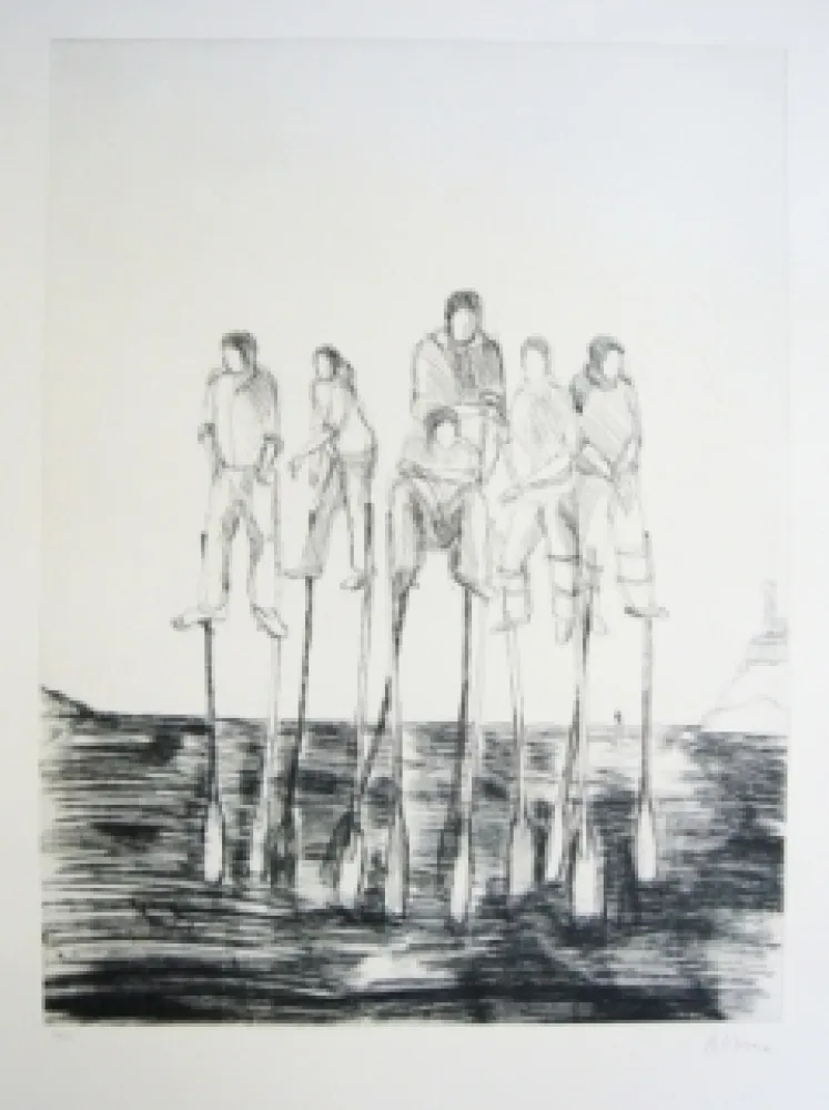 Литография Kcho - Pero de aqui