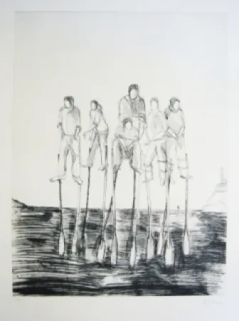 Литография Kcho - Pero de aqui