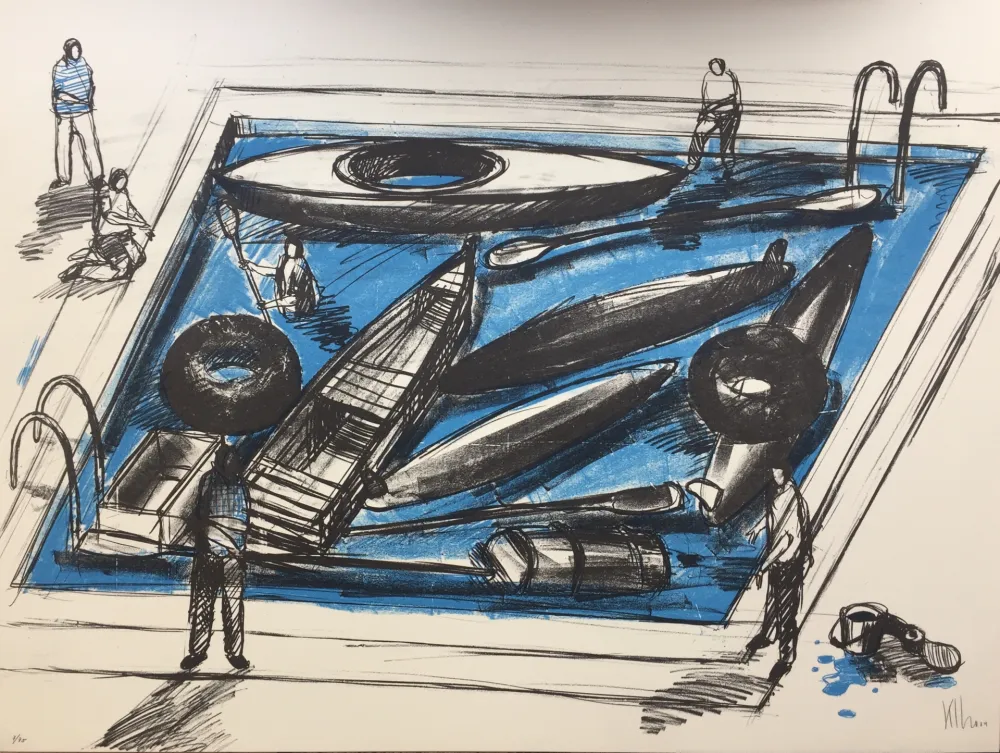 Литография Kcho - Regresa vida mia que te espero 1