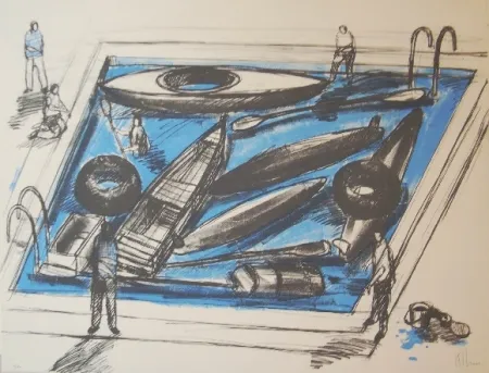 Литография Kcho -  Regresa vida mia que te espero 1