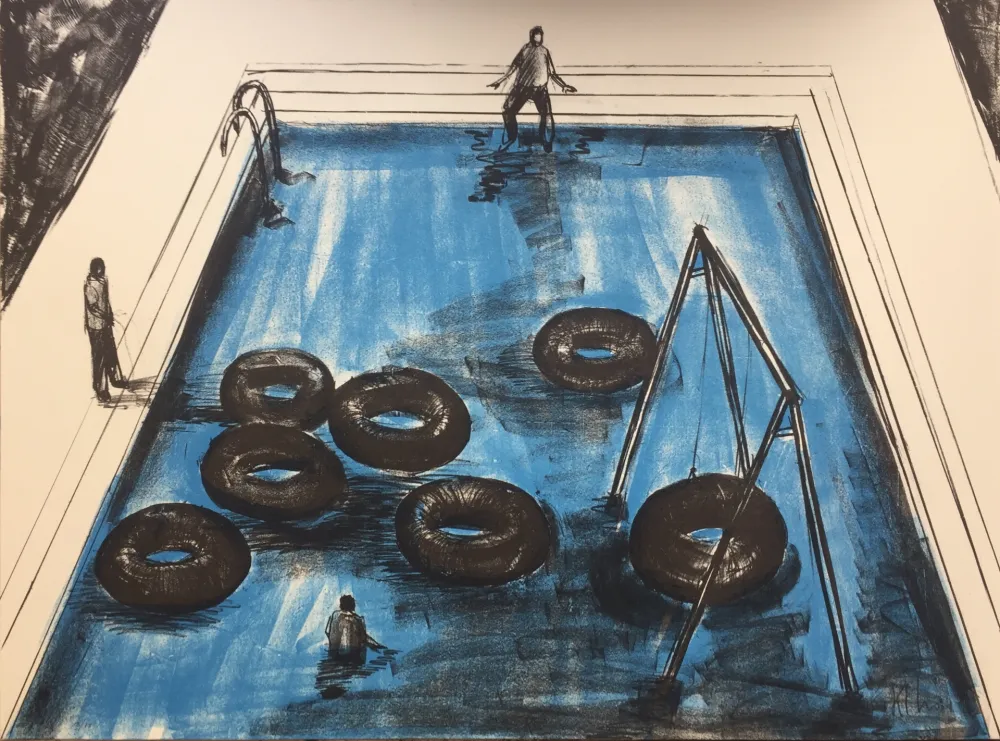 Литография Kcho - Regresa vida mia que te espero 3 