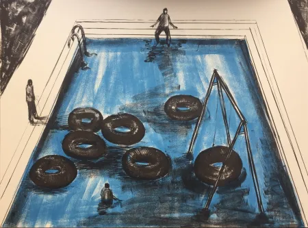 Литография Kcho - Regresa vida mia que te espero 3 