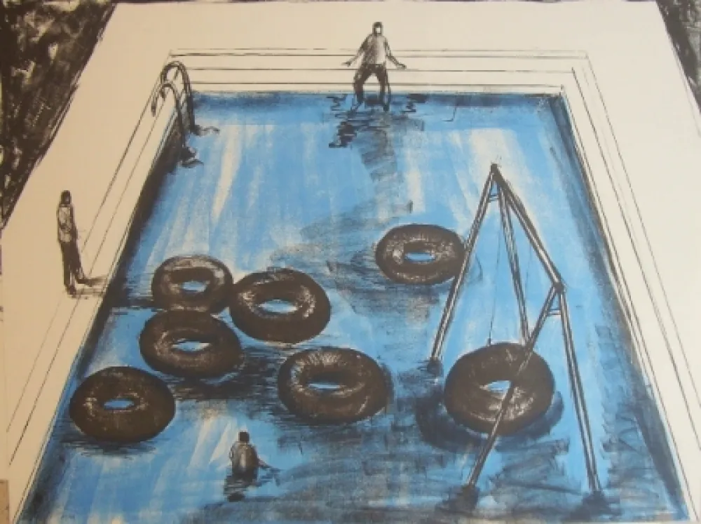 Литография Kcho - Regresa vida mia que te espero 3 