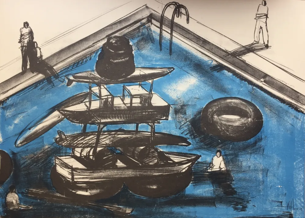 Литография Kcho - Regresa vida mia que te espero 4