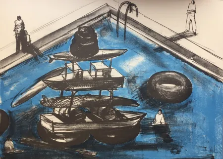 Литография Kcho - Regresa vida mia que te espero 4