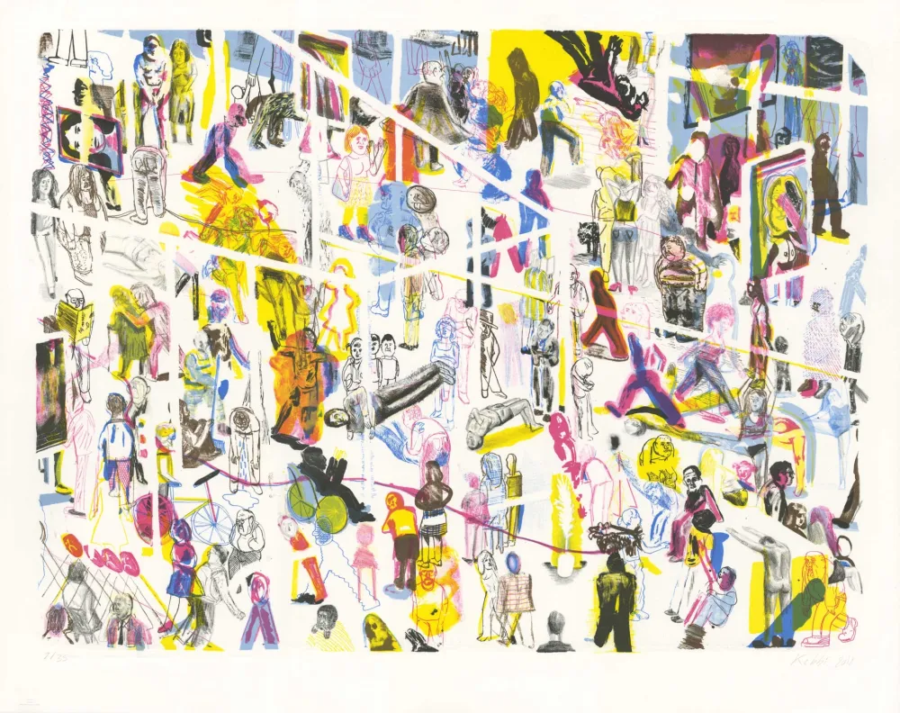 Литография Kebbi - Sans titre