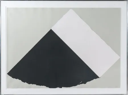 Сериграфия Kelly - Dark Gray and White