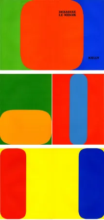 Иллюстрированная Книга Kelly - ELLSWORTH KELLY. Derrière Le Miroir n° 149. Octobre-novembre 1964. 5 LITHOGRAPHIES ORIGINALES.
