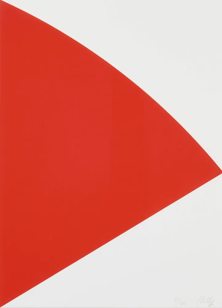 Литография Kelly - Red Curve (For Joel)