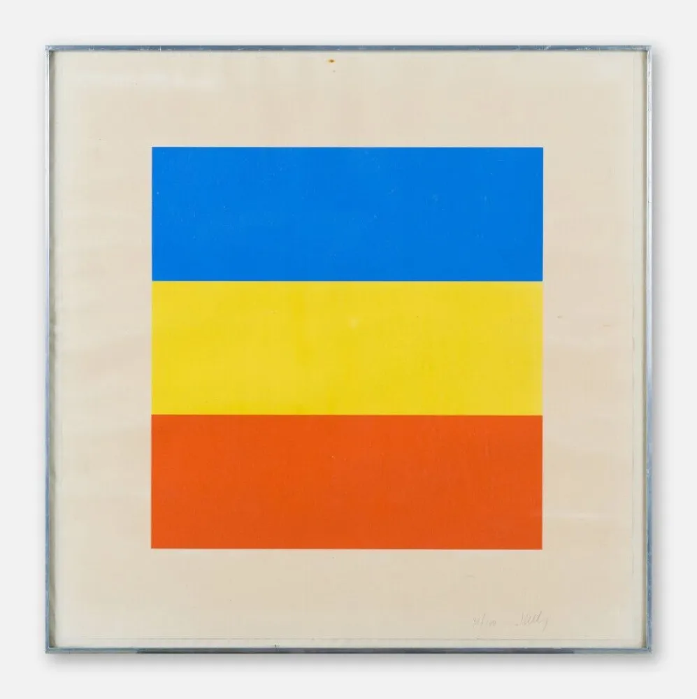 Сериграфия Kelly - Red, Yellow, Blue.