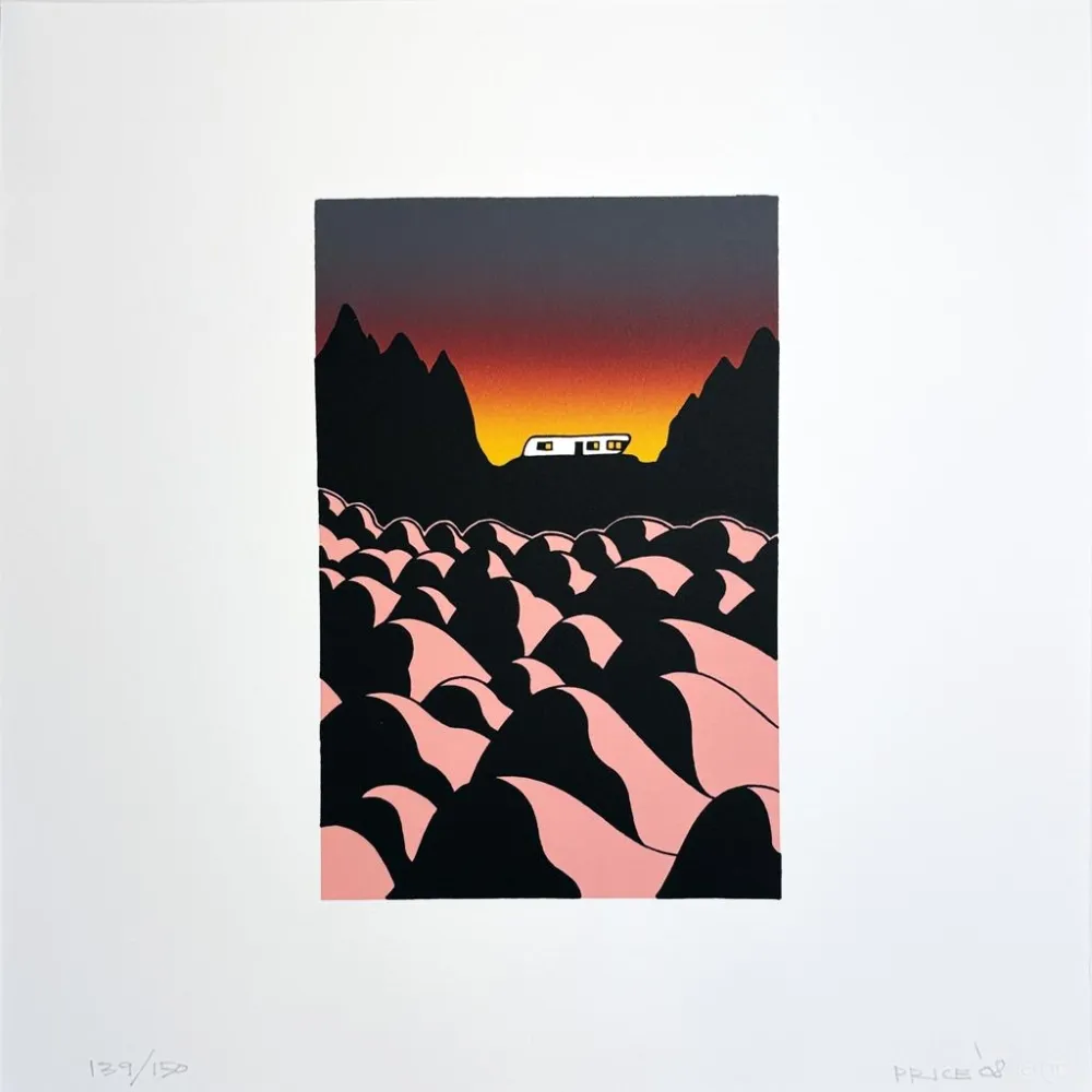 Литография Ken - Living with Rocks from the Artists for Obama Portfolio