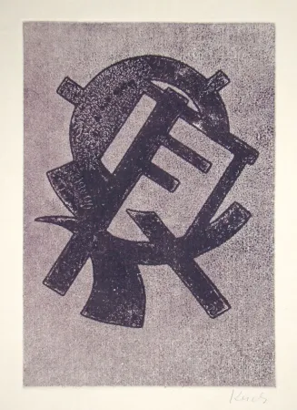 Акватинта Kerels - Composition pour Art Abstrait