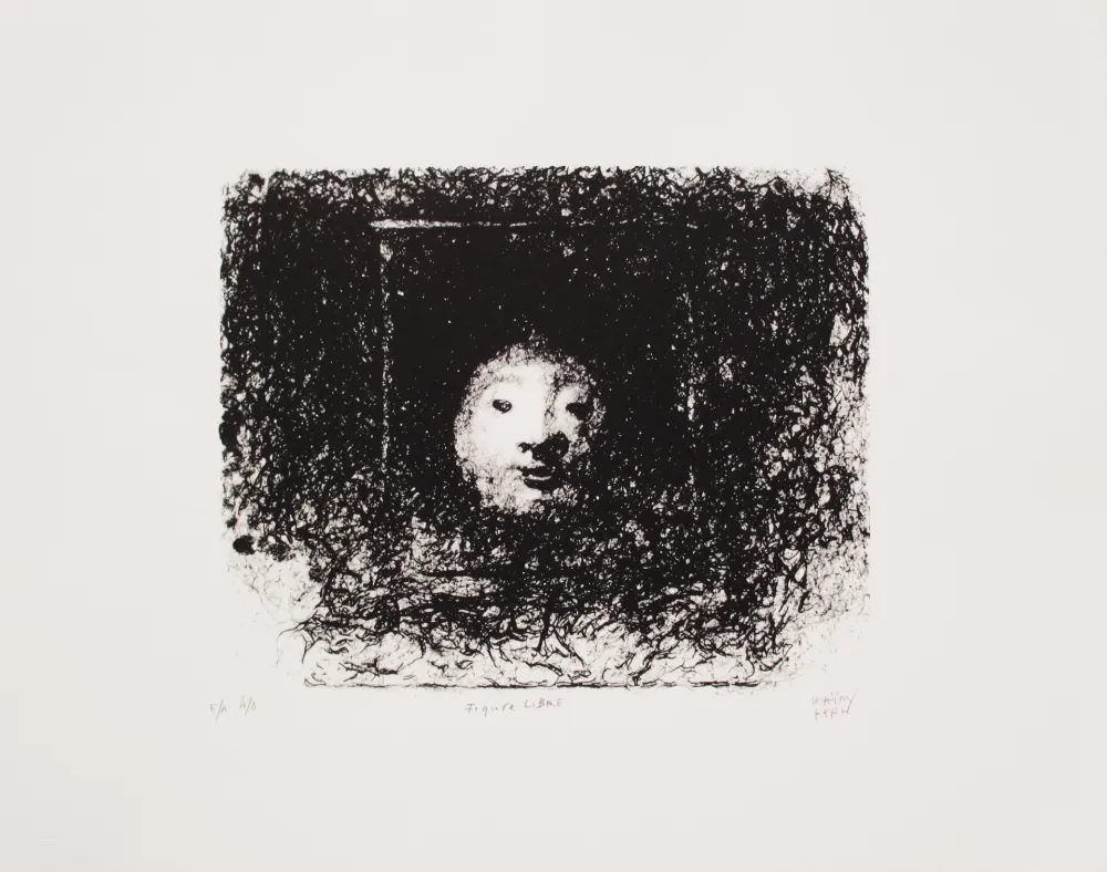 Литография Kern - Figure libre