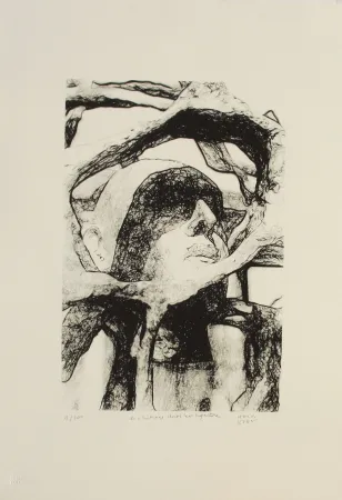 Литография Kern - Ils n'ont pas choisi leur sépulture