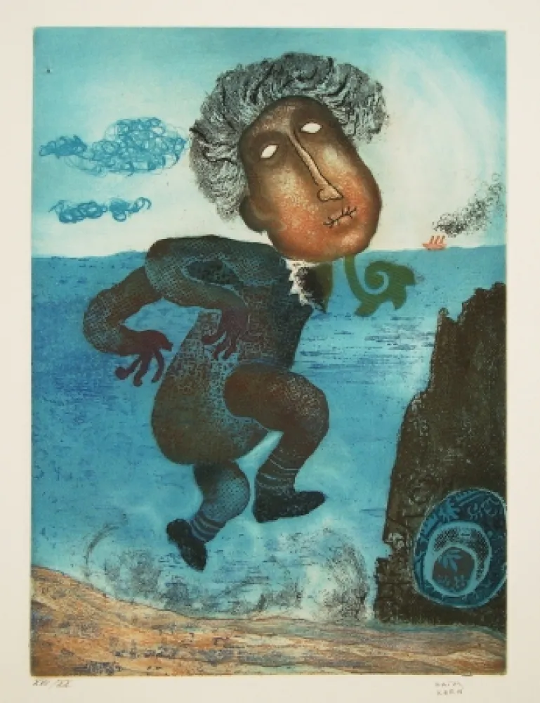 Офорт И Аквитанта Kern - Titre inconnu