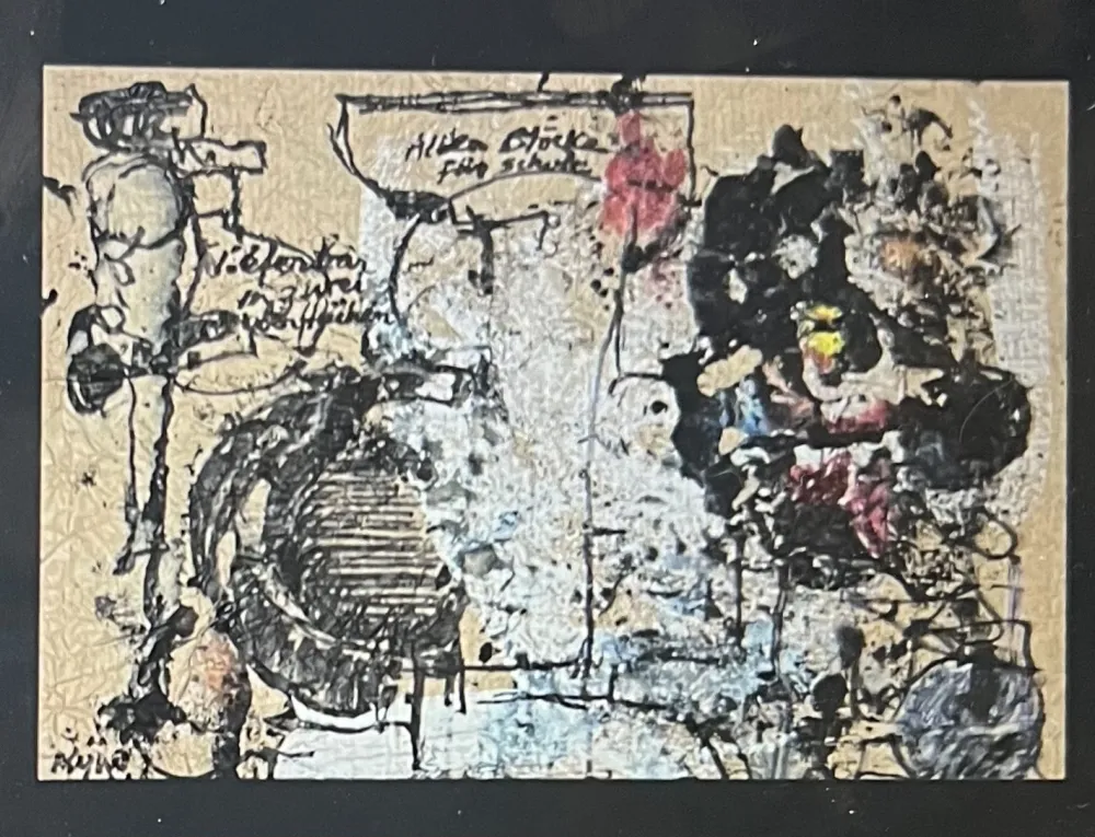 Нет Никаких Технических Kijno - Composition Abstraite. Technique mixte et acrylique