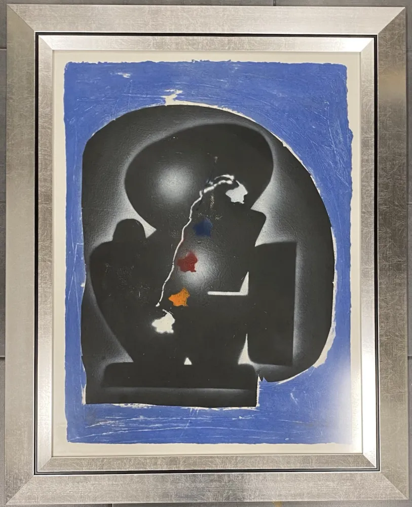 Гравюра Kijno - Composition bleue, ca