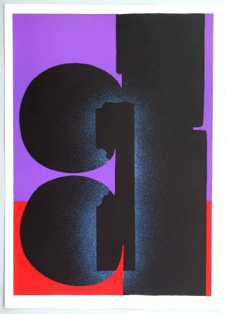 Литография Kijno - Hommage a Fellini