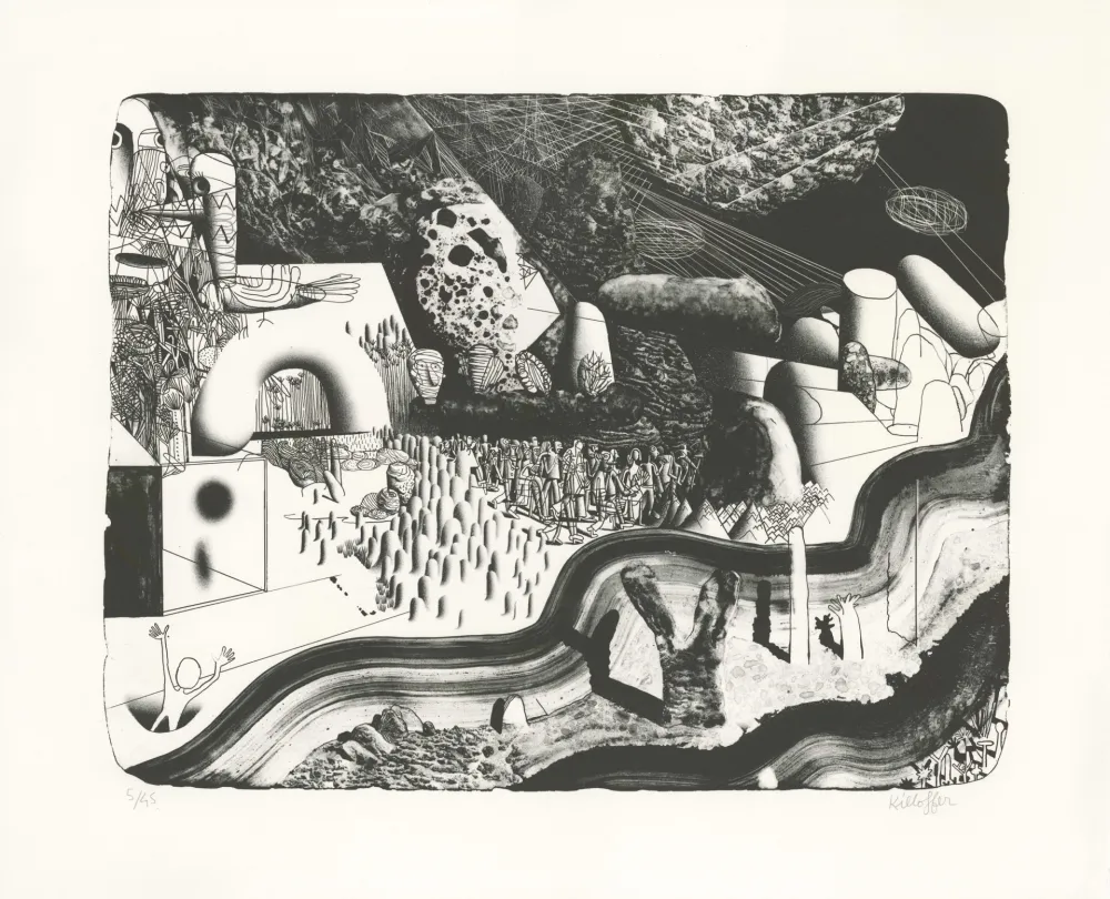 Литография Killoffer - Première Pierre