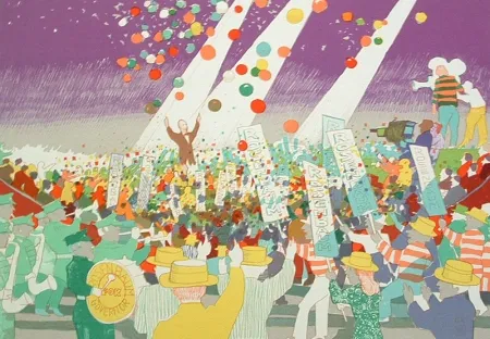 Многоэкземплярное Произведение Kingman - (Political convention: Rosenbaum for Governor)